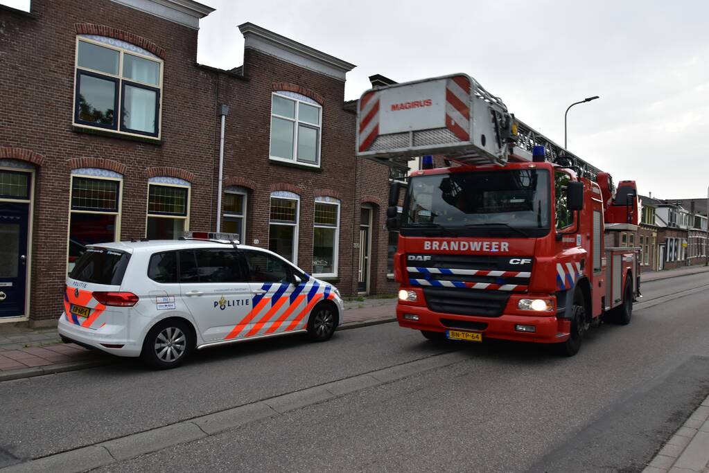 Brand in meterkast voor de hoofdzekering