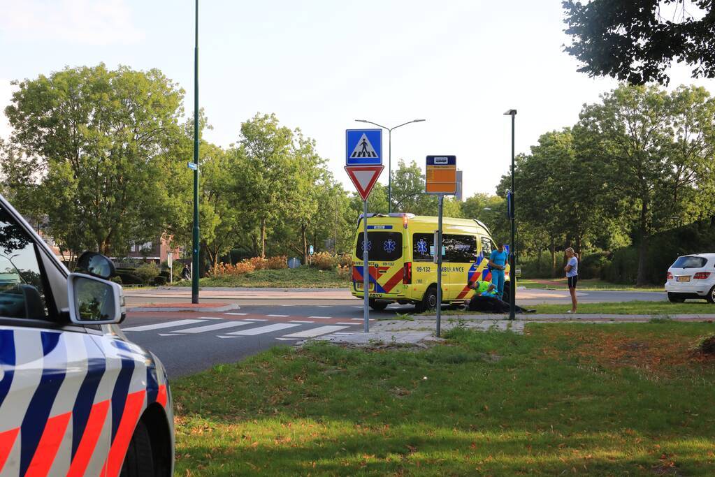 Overstekende mountainbiker aangereden