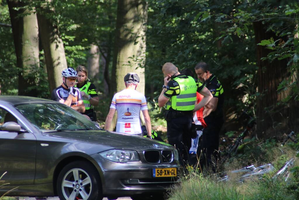 Fietser gewond na valpartij