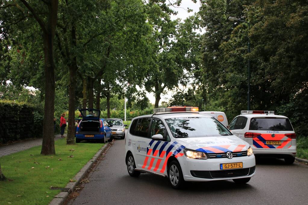 Beschonken bestuurder ramt veegwagen