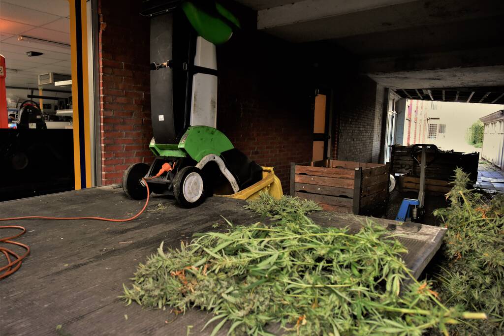 Hennepkwekerij in centrum ontmanteld