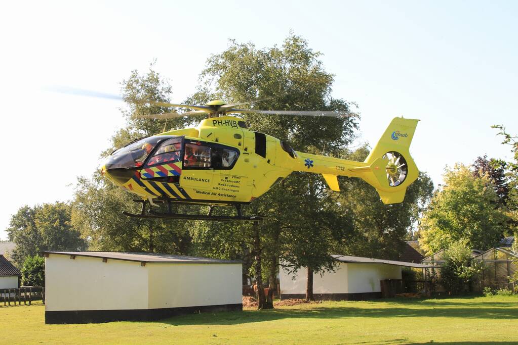 Wielrenner ernstig gewond bij valpartij