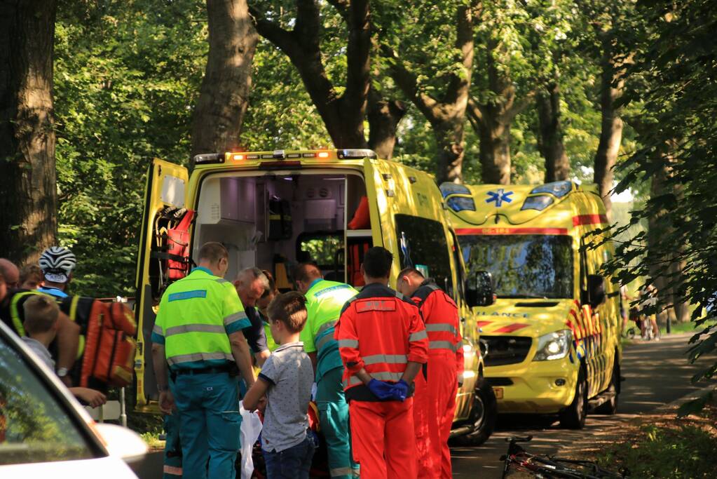 Wielrenner ernstig gewond bij valpartij