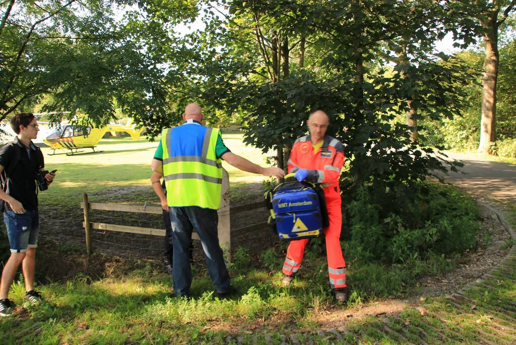 Wielrenner ernstig gewond bij valpartij