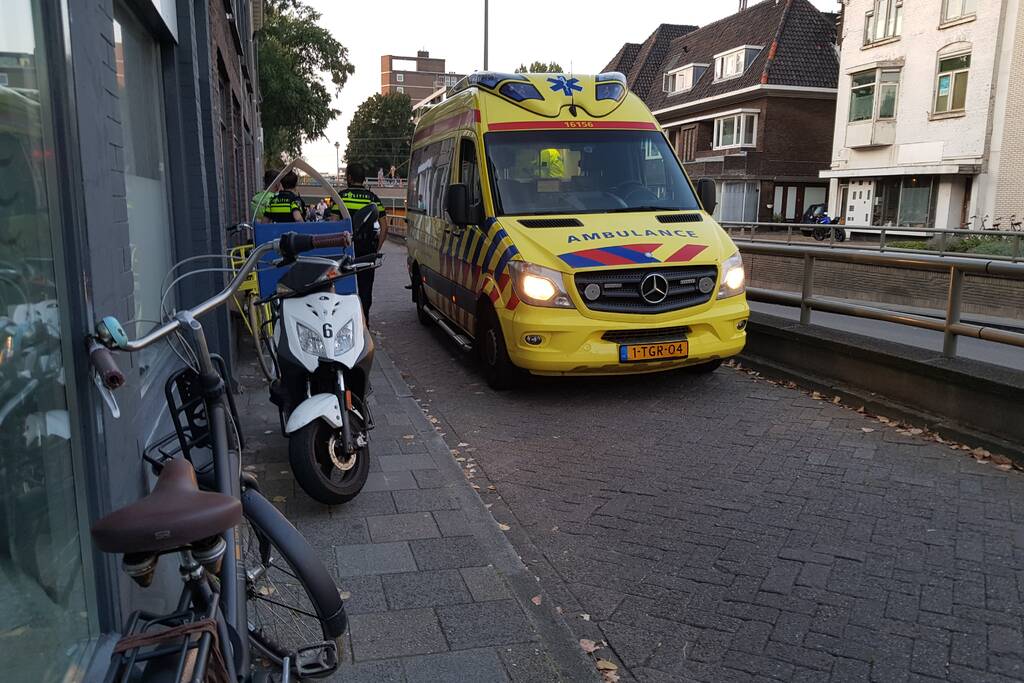 Scooterrijder gewond na aanrijding