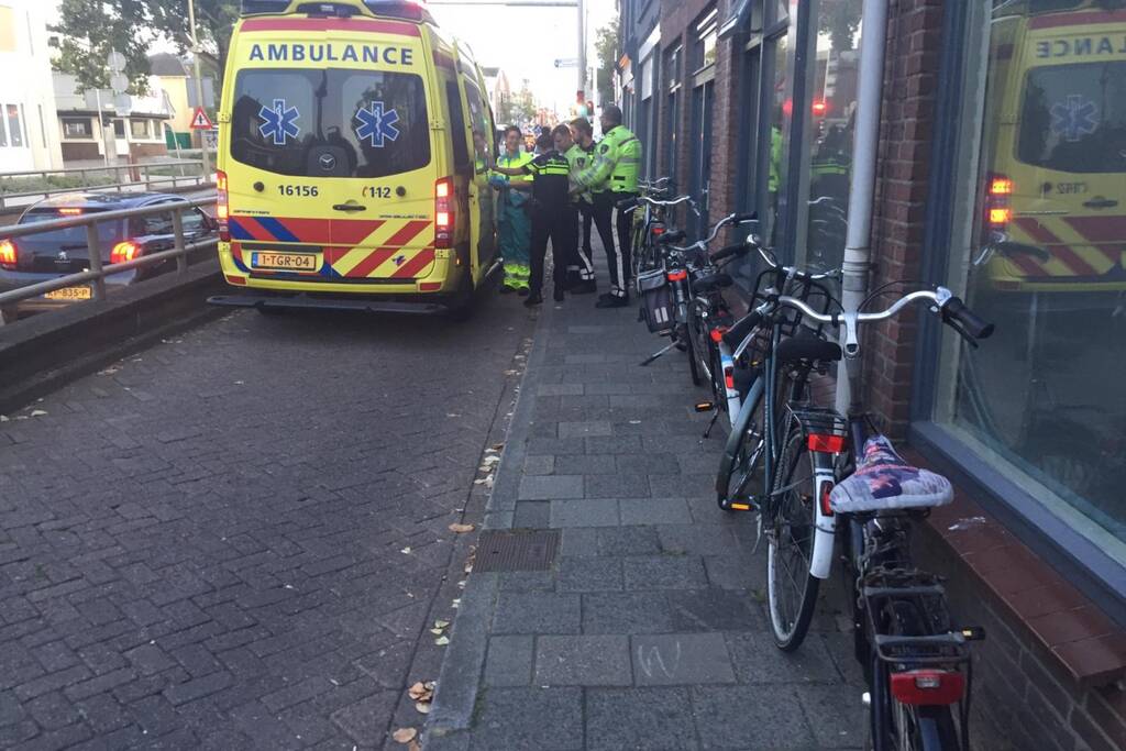 Scooterrijder gewond na aanrijding
