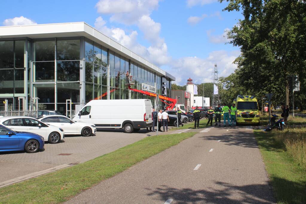 Scooterrijder ernstig gewond