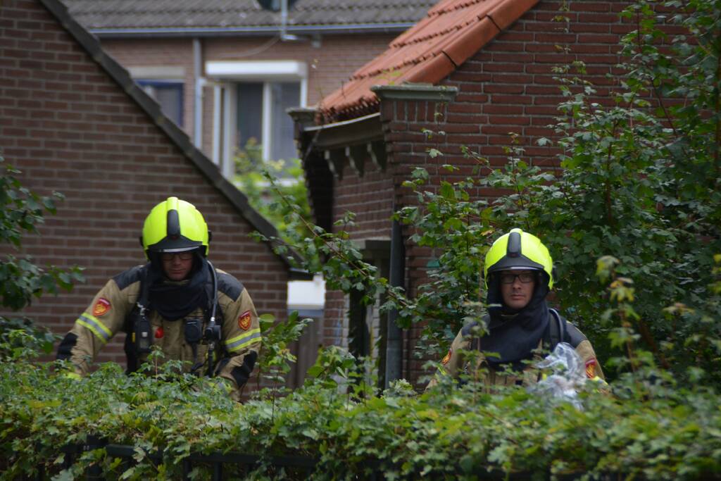 Weg afgesloten na gaslucht