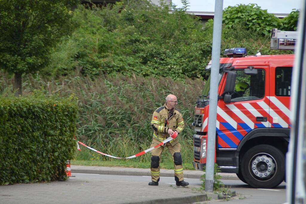 Weg afgesloten na gaslucht