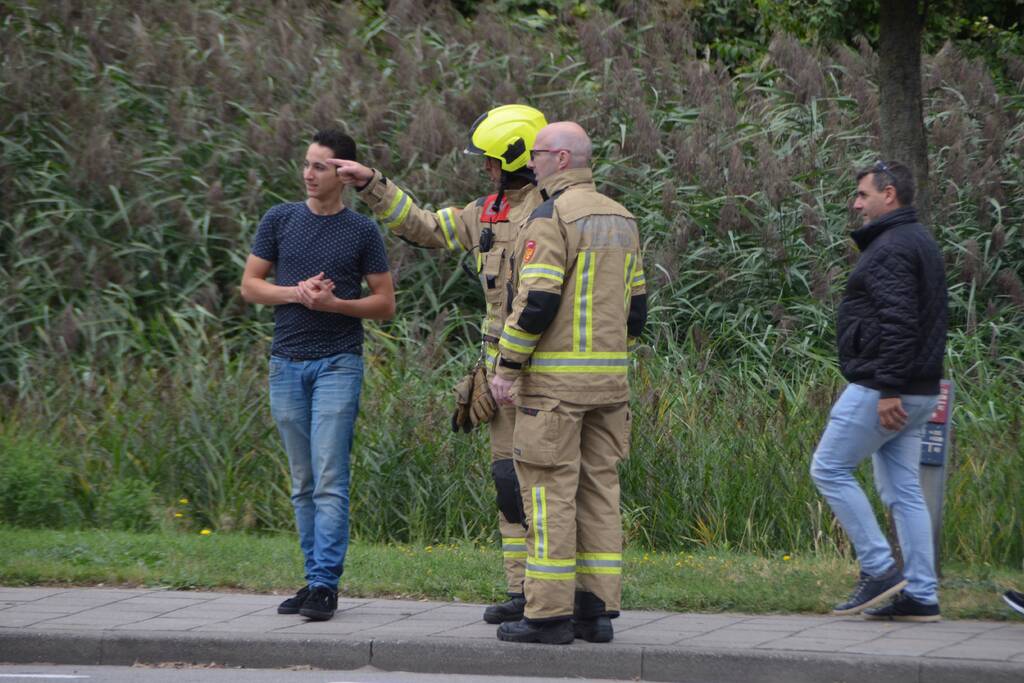 Weg afgesloten na gaslucht