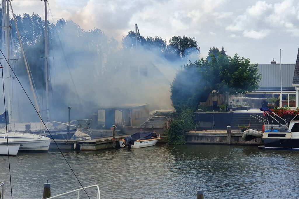 Grote brand in schuur