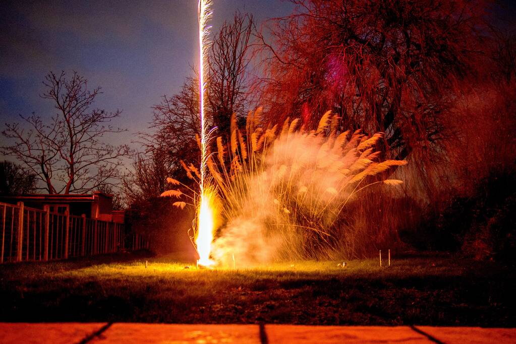 Harde knallen blijken zwaar vuurwerk