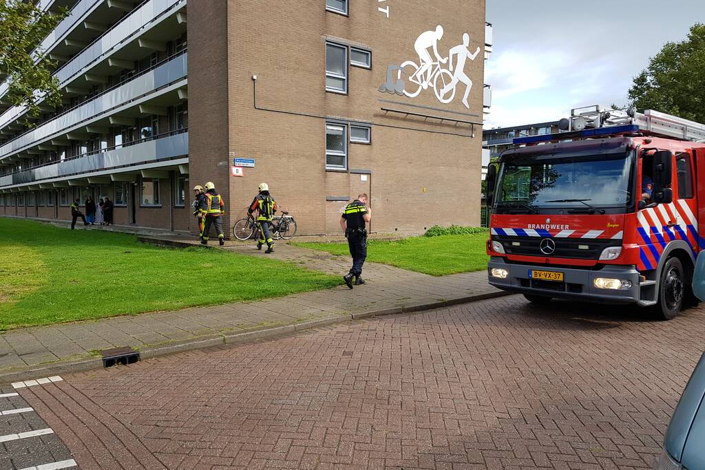 Hulpdiensten uitgerukt voor gaslucht