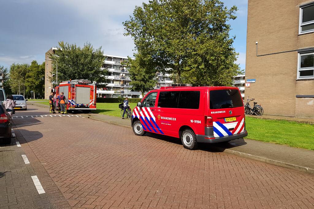Hulpdiensten uitgerukt voor gaslucht
