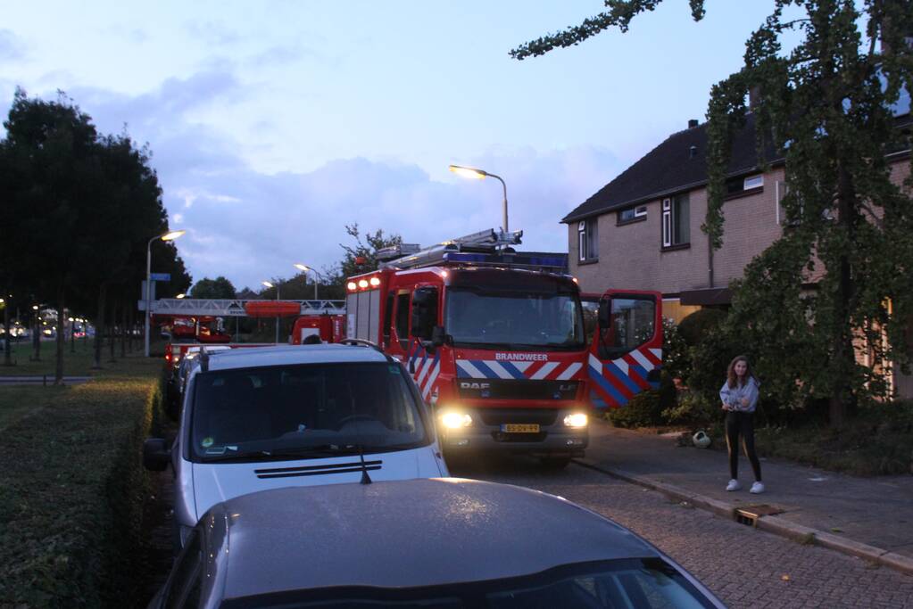 Brand op slaapkamer in woning