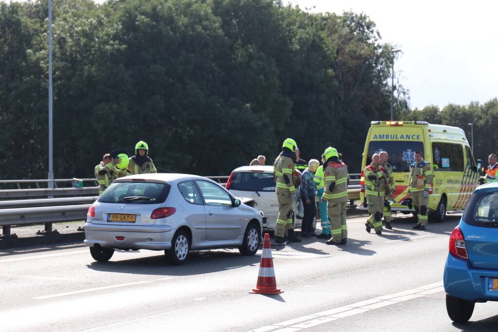 Gewonden bij kop-staartaanrijding