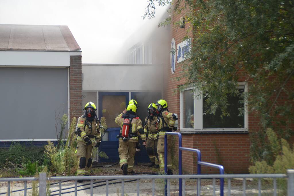 Getuigen gezocht van in brand gestoken leegstaande school