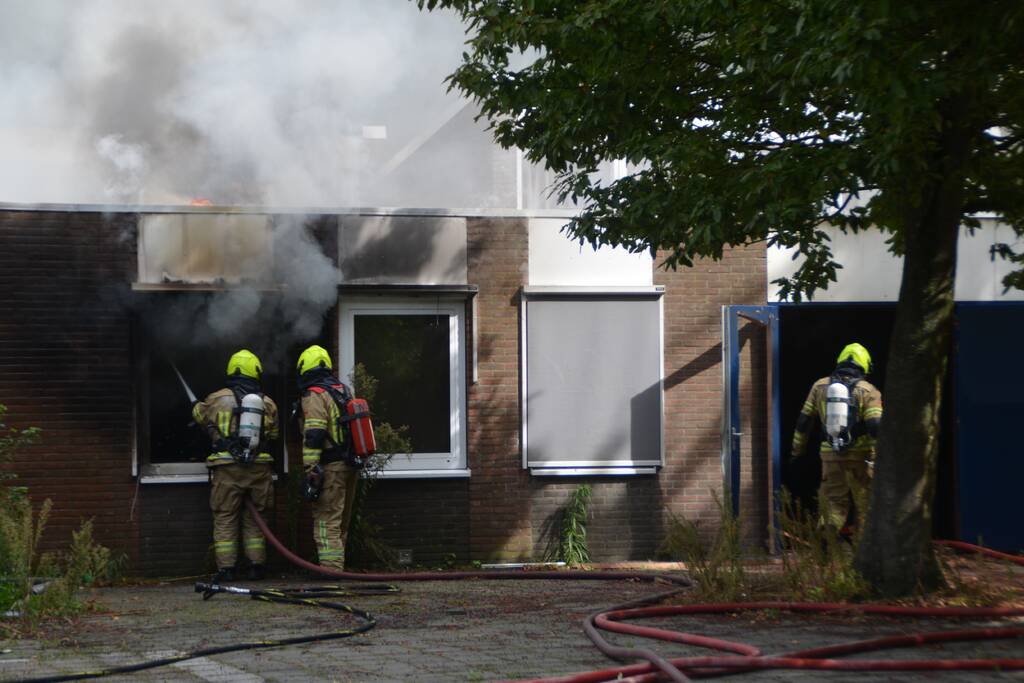Getuigen gezocht van in brand gestoken leegstaande school