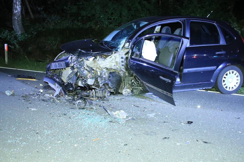 Gewonde bij frontale botsing