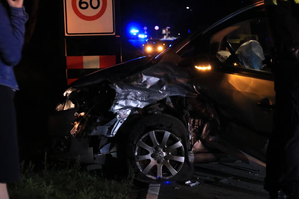 Gewonde bij frontale botsing