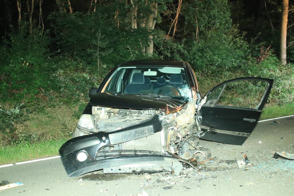 Gewonde bij frontale botsing