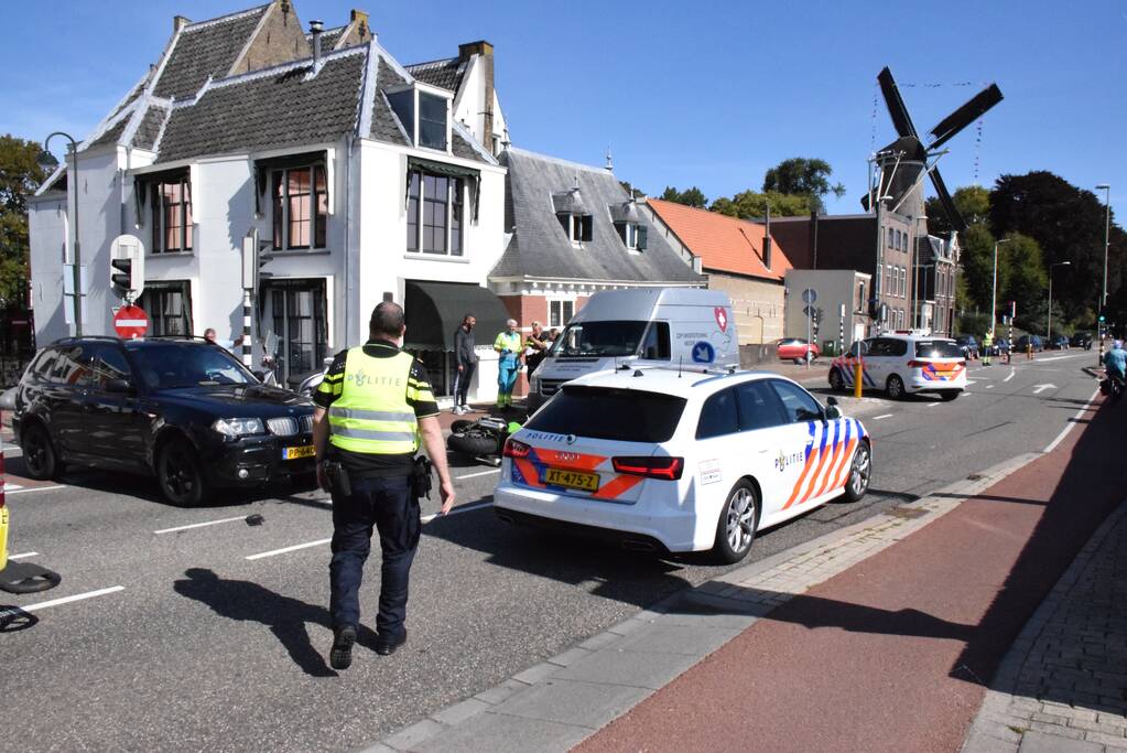 Motorrijder gewond na ongeval