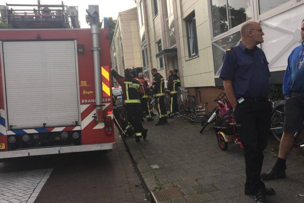 Gasleiding geraakt tijdens graafwerkzaamheden