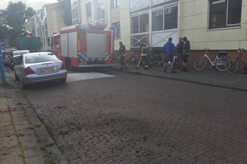 Gasleiding geraakt tijdens graafwerkzaamheden