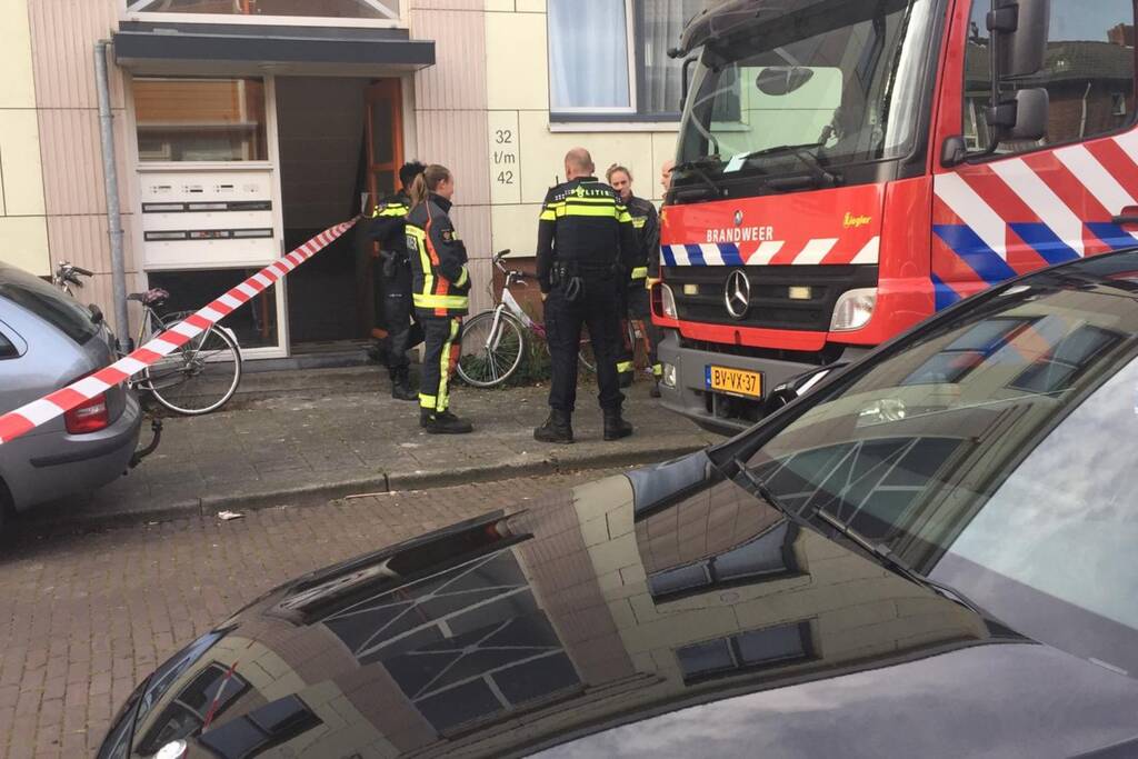 Gasleiding geraakt tijdens graafwerkzaamheden