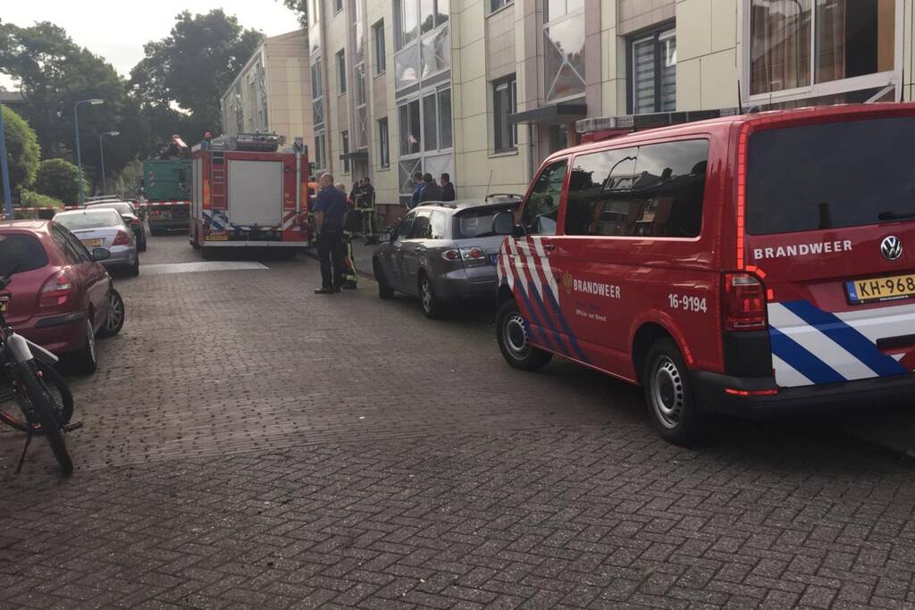 Gasleiding geraakt tijdens graafwerkzaamheden