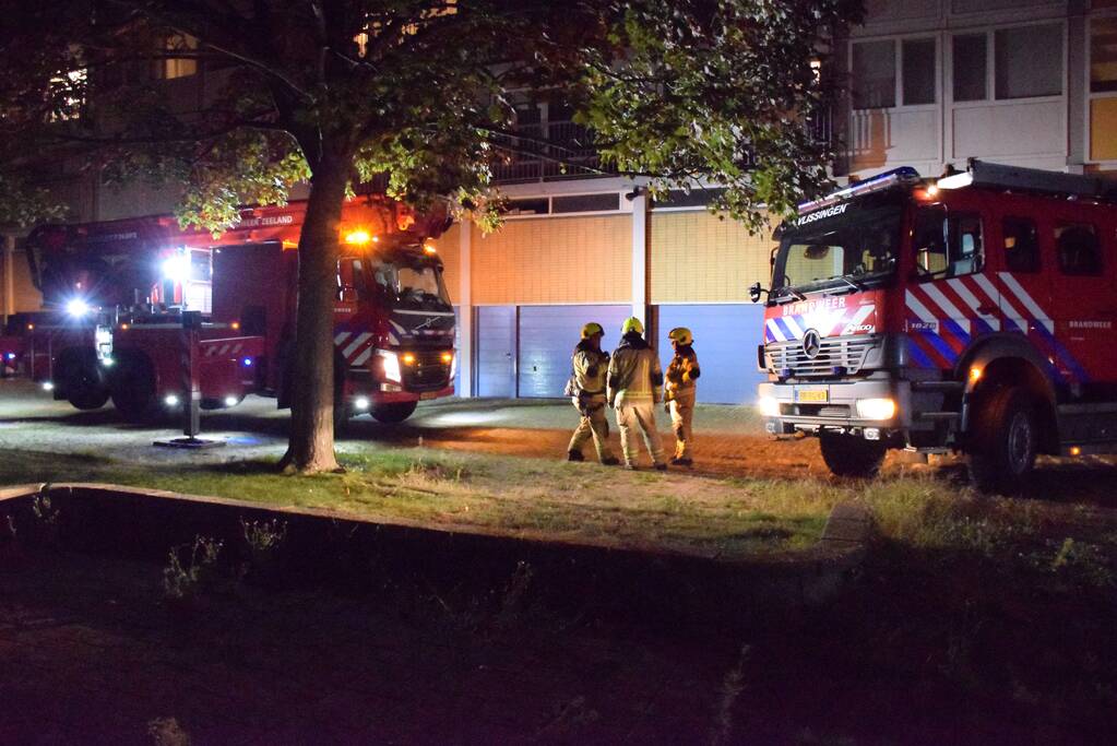 Brand op derde verdieping van flat