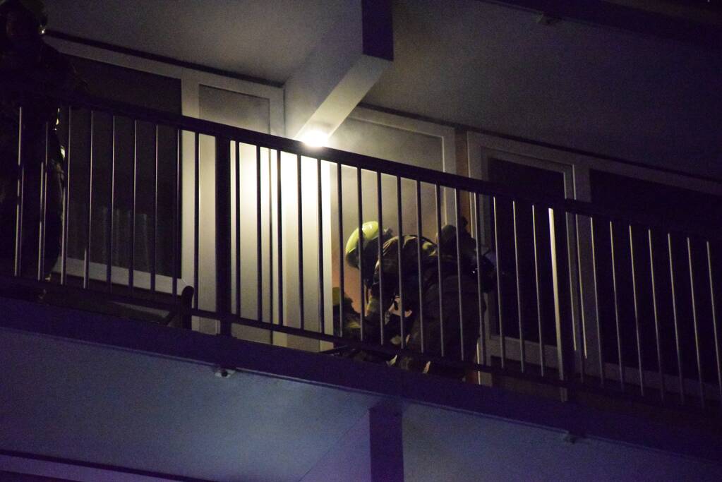 Brand op derde verdieping van flat