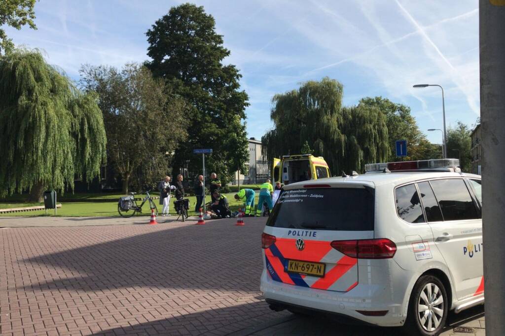 Fietser gewond na aanrijding met auto