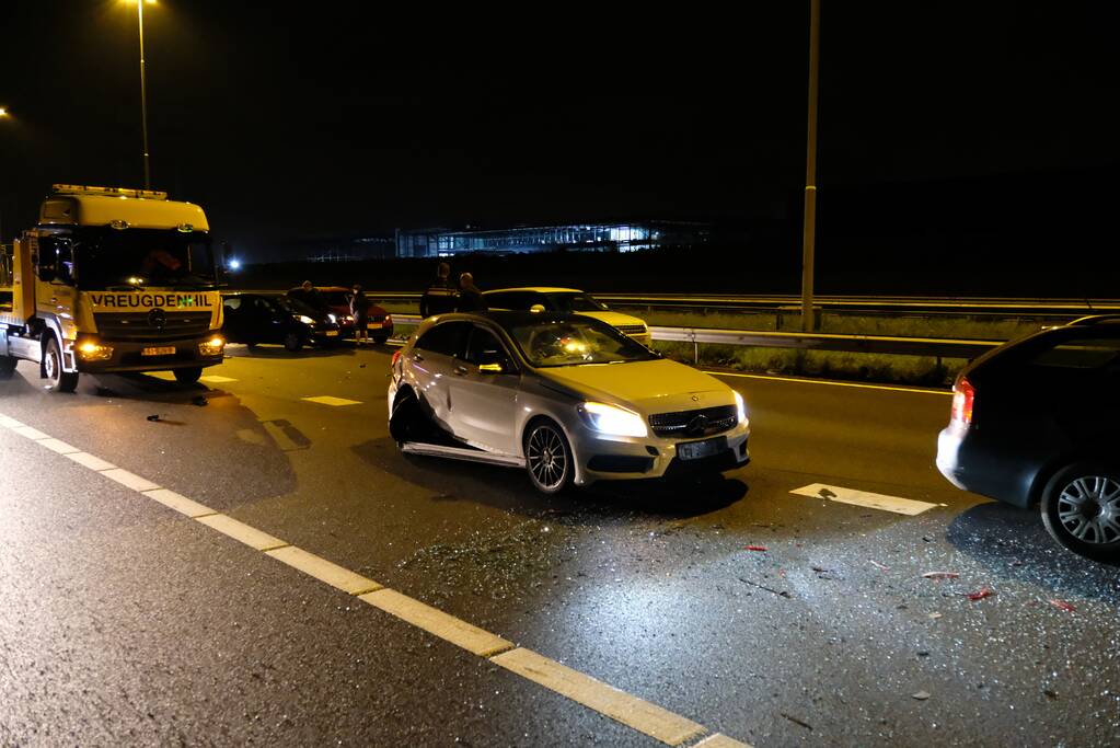 Zwaar ongeval met meerdere voertuigen