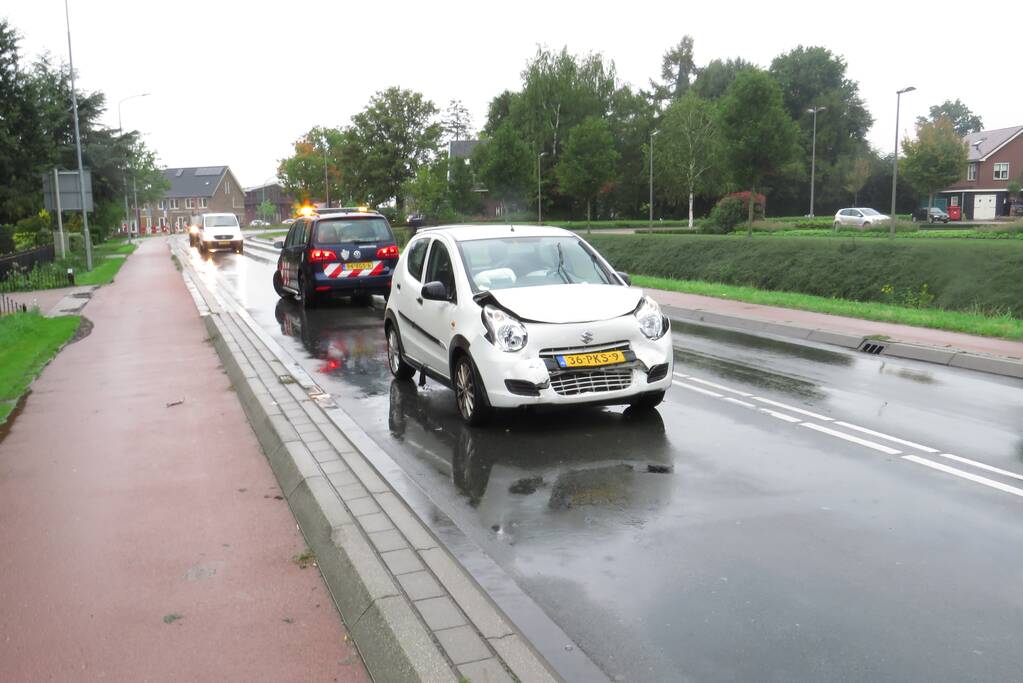 Gewonde na kop-staart botsing