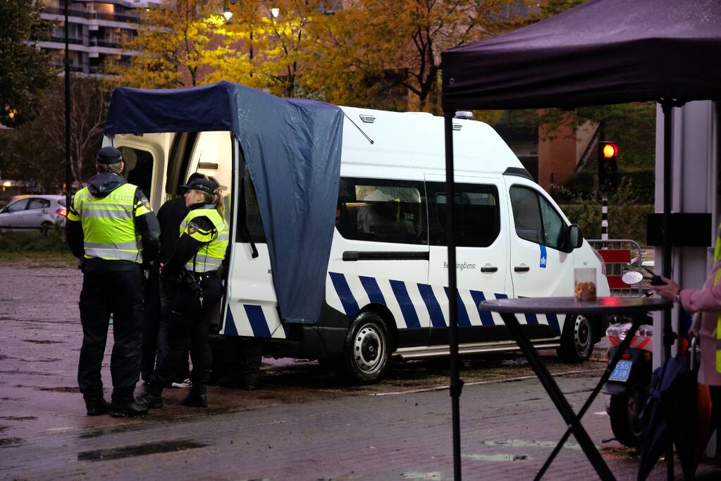 Grote controle op parkeerplaats