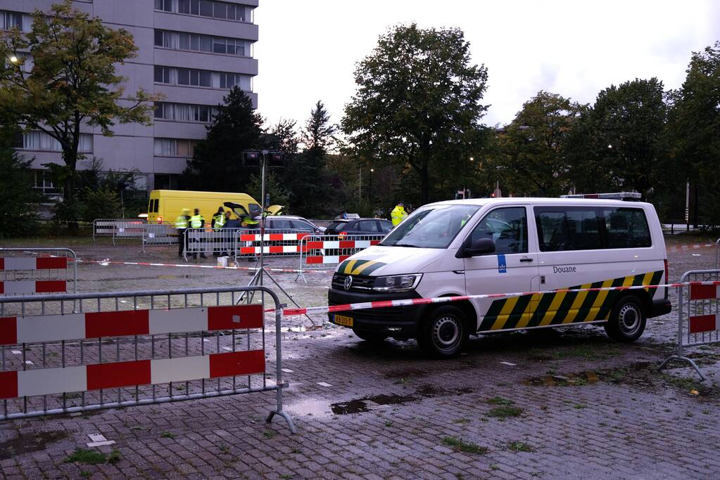 Grote controle op parkeerplaats