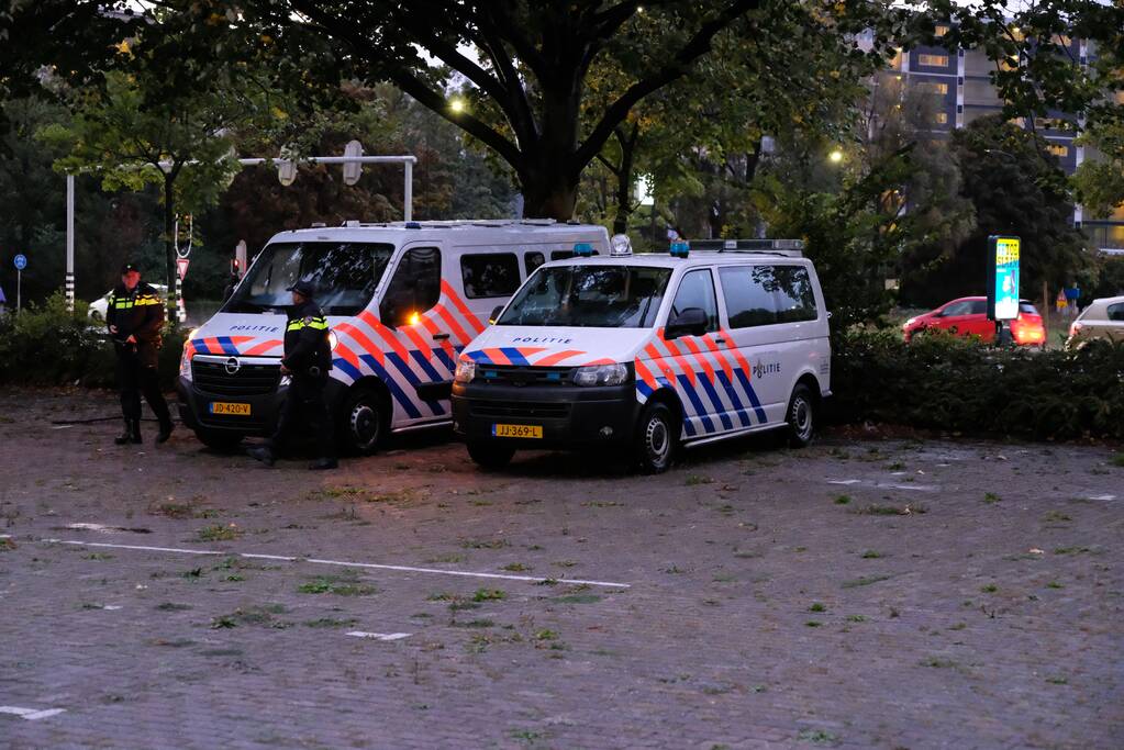 Grote controle op parkeerplaats