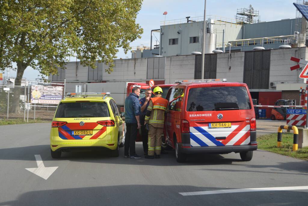 Lekkage ontstaan in een vat gevaarlijke stoffen bij ICL-IP