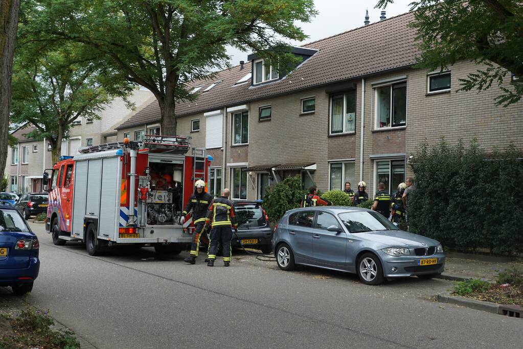 Brand in woning snel geblust