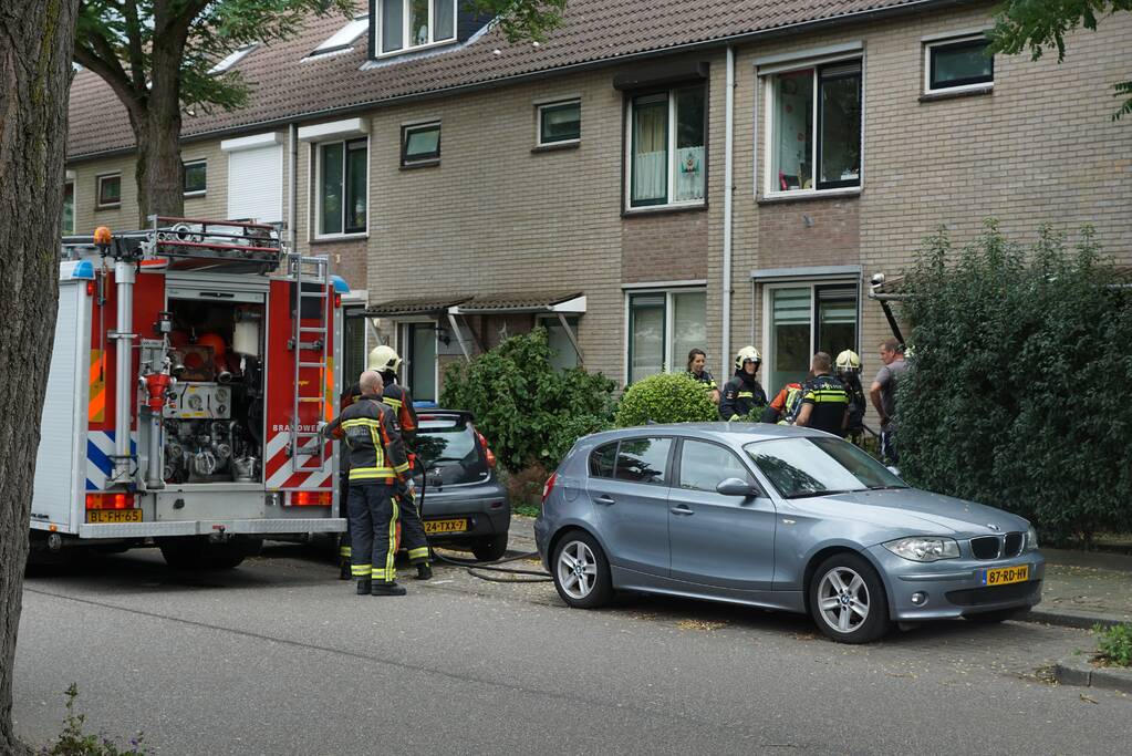 Brand in woning snel geblust