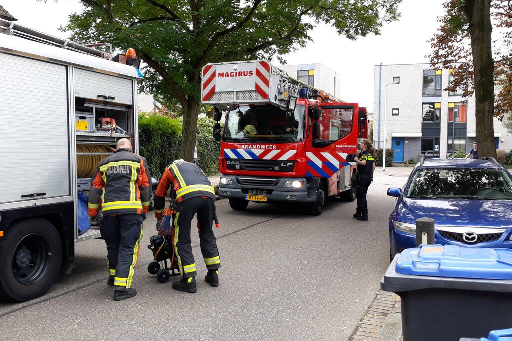 Brand in woning snel geblust