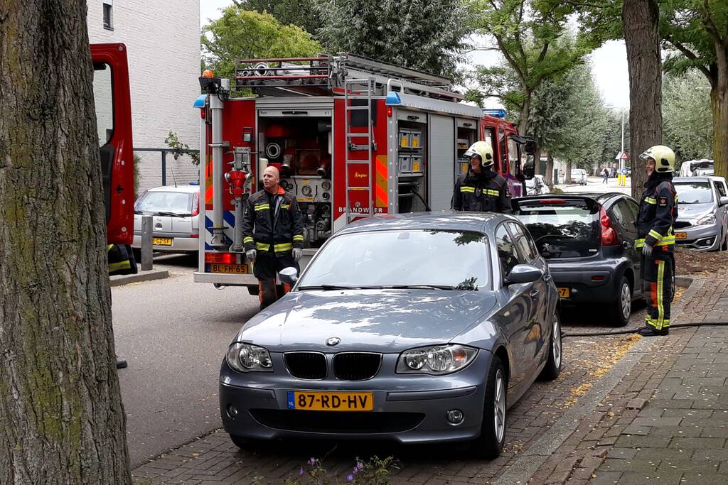 Brand in woning snel geblust