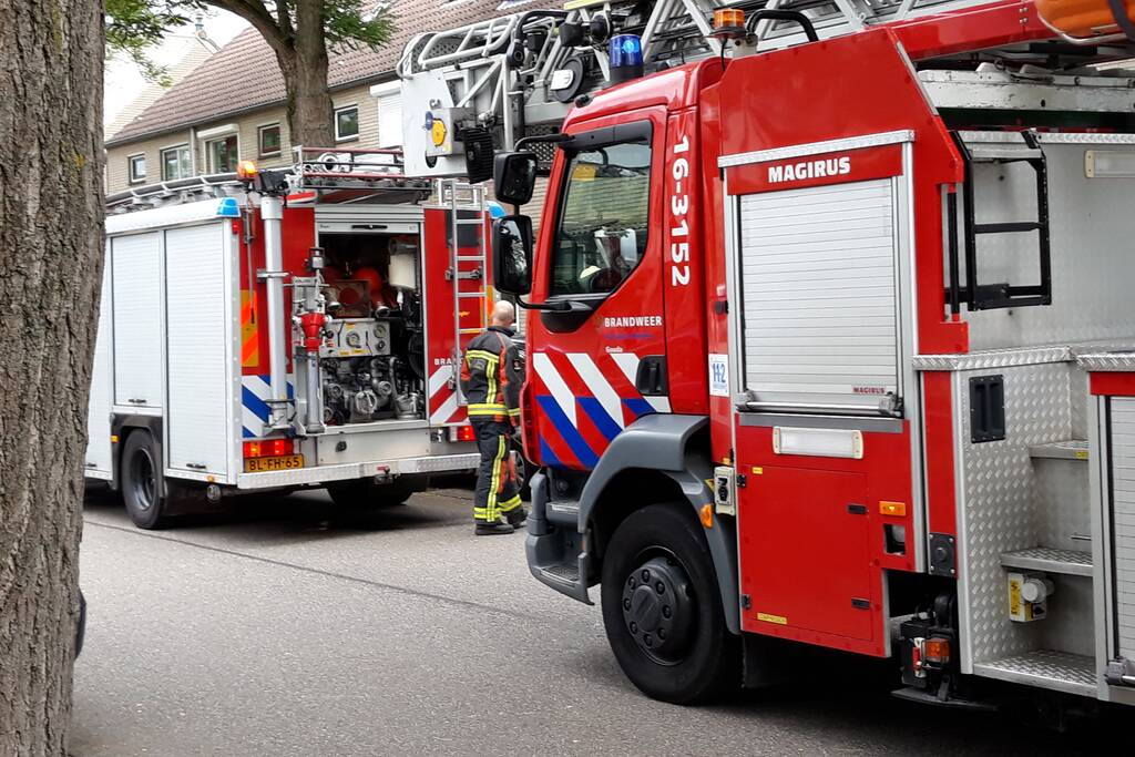 Brand in woning snel geblust