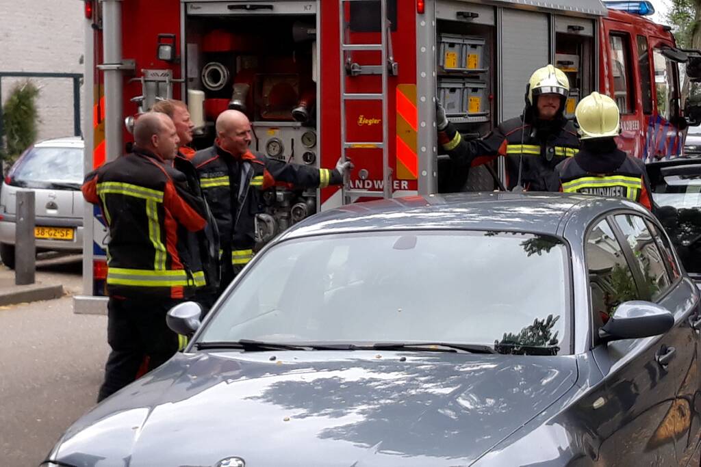 Brand in woning snel geblust