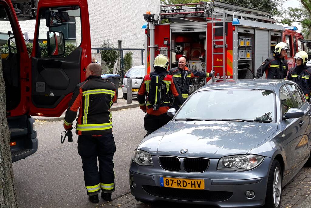 Brand in woning snel geblust