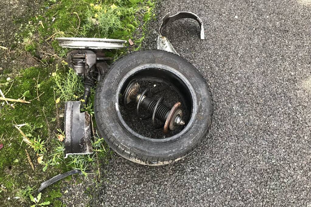 Flinke schade na uitwijkmanoeuvre