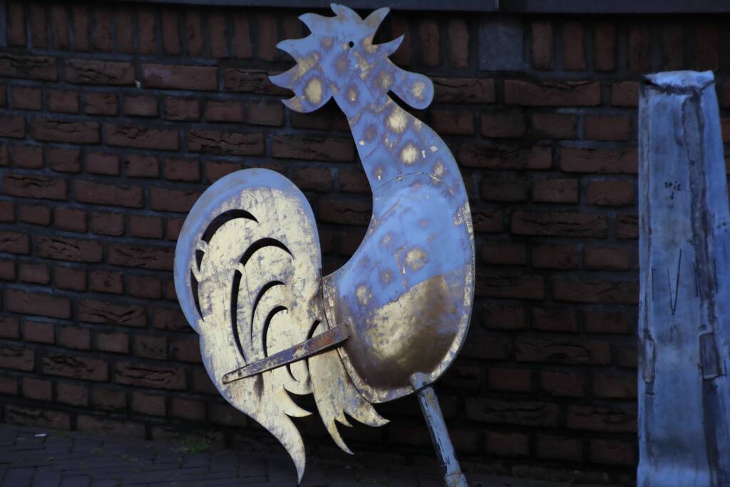 Barneveldse haan van Oude Kerktoren gehaald