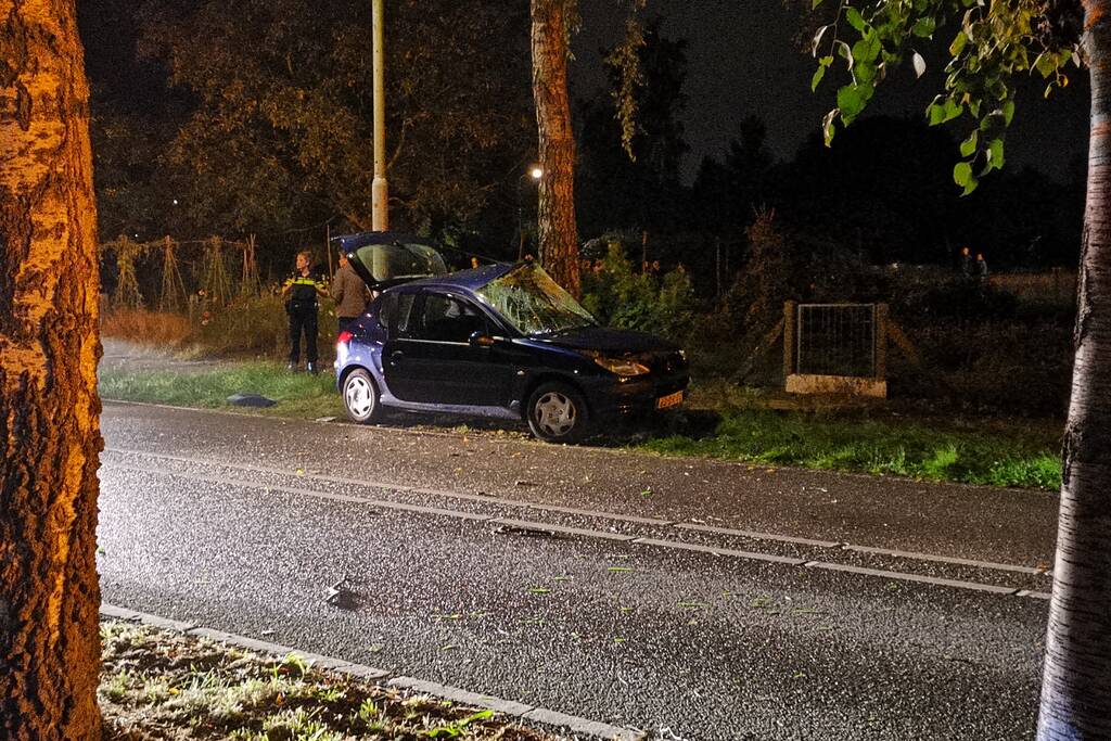 Gewonden na eenzijdig ongeval tegen boom