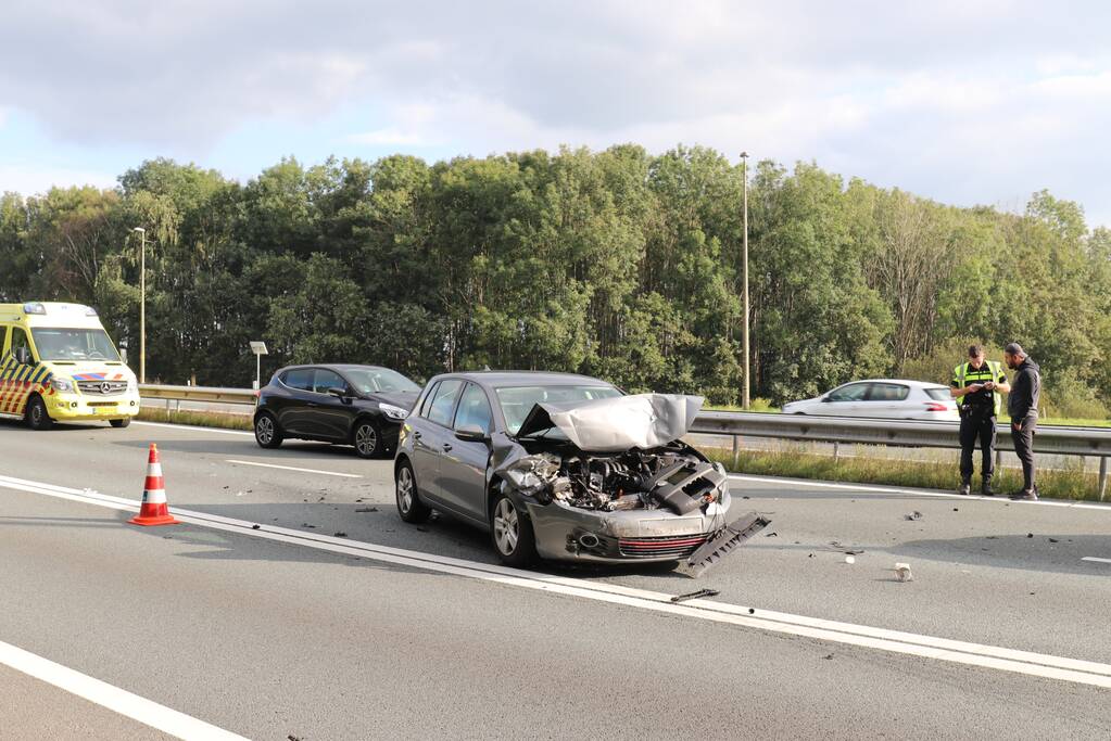Ongeval tussen meerdere voertuigen